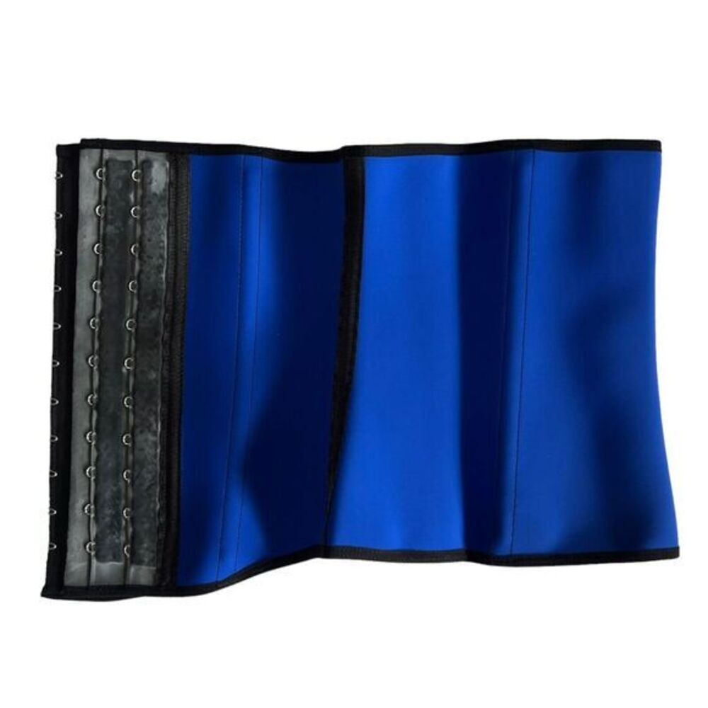 Sport Thermal Waist Cincher Latex Size 36 /‎ L / Style 1014 Blue 2 Hooks - Picture 9 of 12